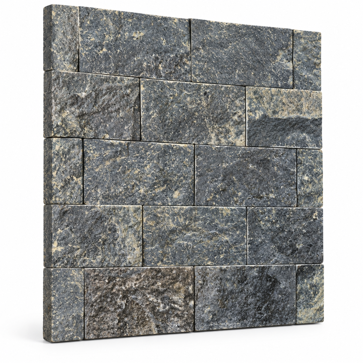 Pedra Madeira Bossa Nero 11,5 x 23 — perspectiva 3D