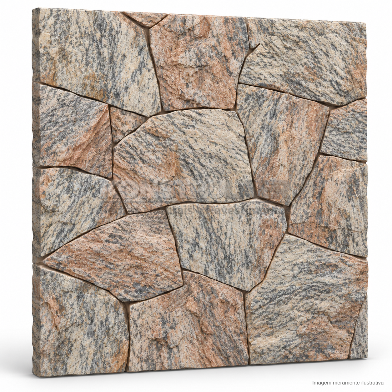 Pedra Madeira Sweet Rosé Orgânica — perspectiva 3D